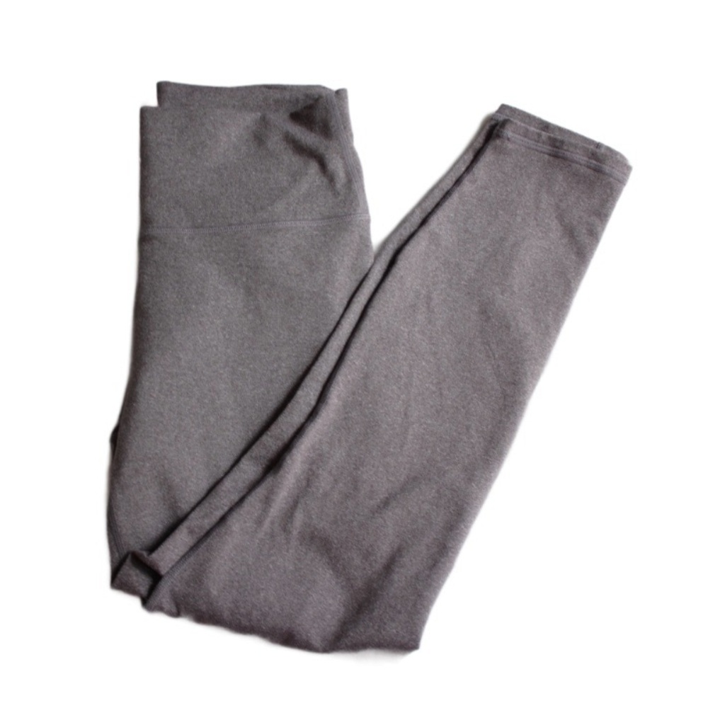 fabletics powerhold leggings — heathered grey